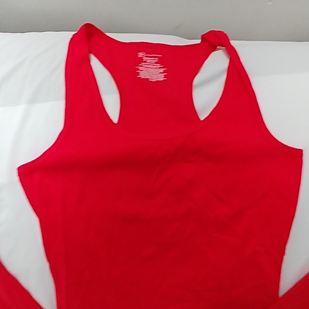 Three (3) red tanks shirts.  NWOT - Picture 3 of 5